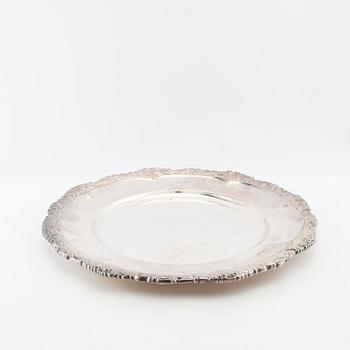 Trays/Serving dishes 3 pcs of nickel silver, first half of the 20th century.