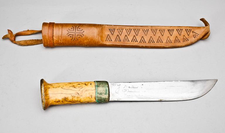 PARTI KNIVAR, 4 st samt KÅSA, Finland, Sverige bl a 1920-tal.