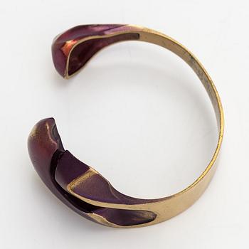 Björn Weckström, A fire bronze braclet "Krupp". Lapponia.