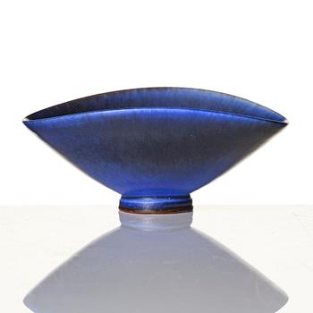 Berndt Friberg, a set of two stoneware vases and a bowl, Gustavsberg Studio 1950s-60s.