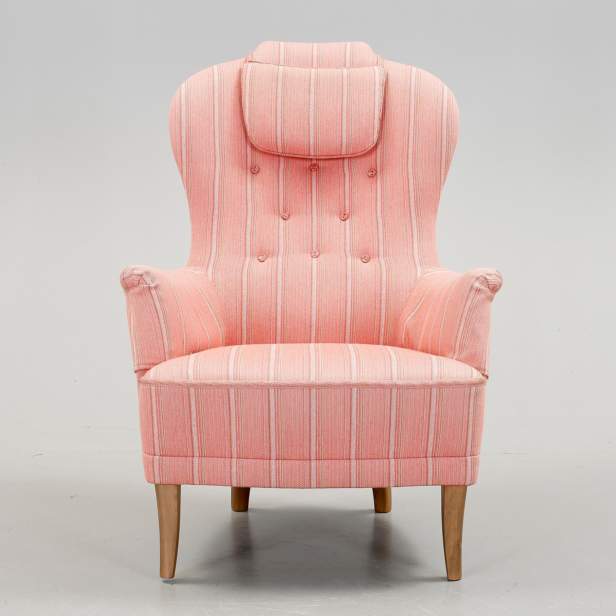 FÅTÖLJ, "Farmor", Carl Malmsten, 1900-talets mitt.