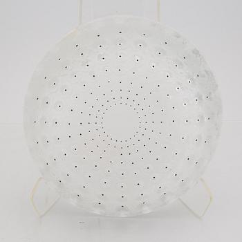 René Lalique, bowl "Nemours", France, second half of the 20th century cast glass.