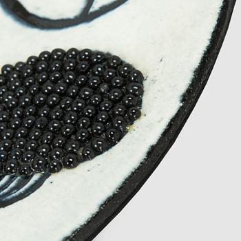 Birger Kaipiainen, a ceramic dish, signed Kaipiainen Arabia.