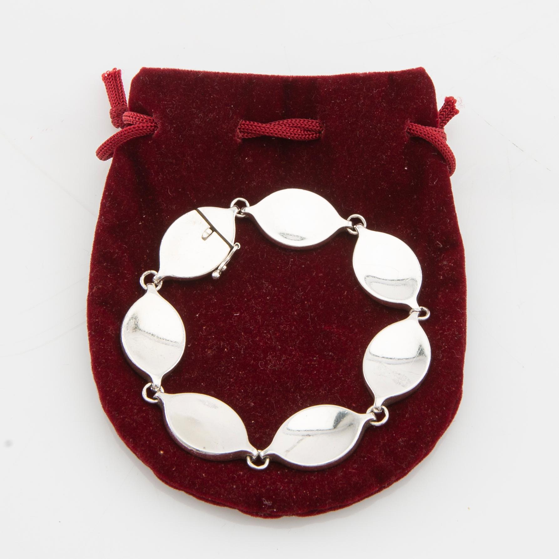 Georg Jensen, Bracelet model no. 171, sterling silver, Denmark.