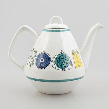 Marianne Westman, a creamware teapot 'Picknick', Rörstrand.