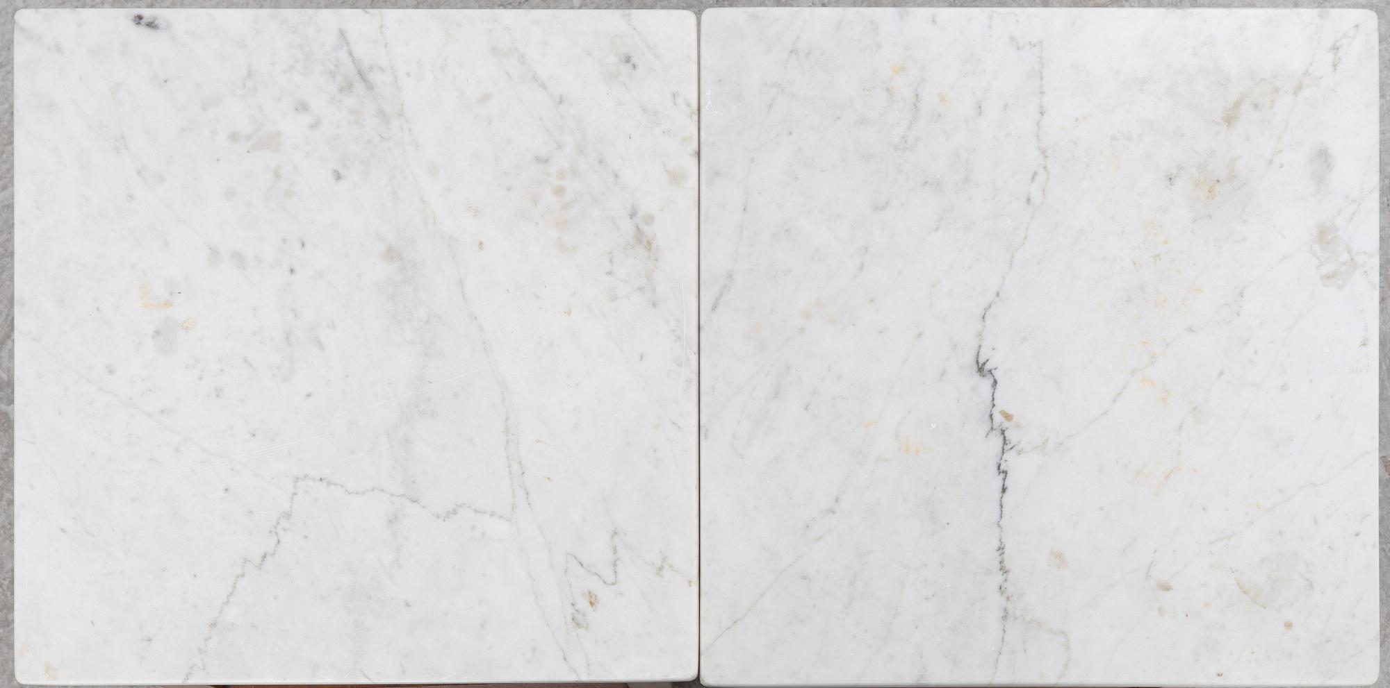 A pair of bedside tables, early 20th century.