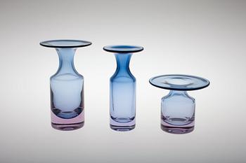 Tapio Wirkkala, A SET OF THREE VASES.