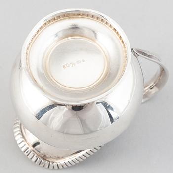 Mockaservis, 3 delar, silver, Svenska importstämplar, 1900-tal.