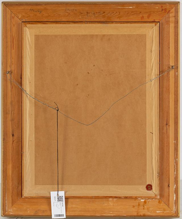 HENRY W. HENLEY, oil on canvas/panel, signed.