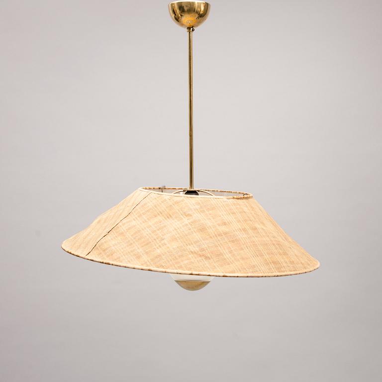 TAKLAMPA, design Lisa Johansson-Pape, Orno, 1900-talets mitt. Totalhöjd 70,5 cm.