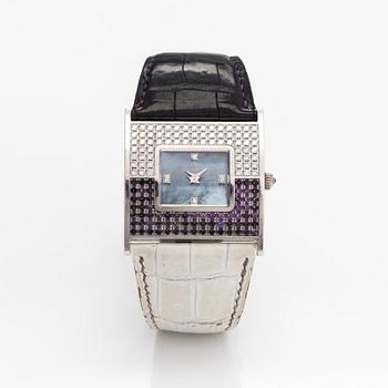 Corum, Facettes, wristwatch, 34 x 29 mm.