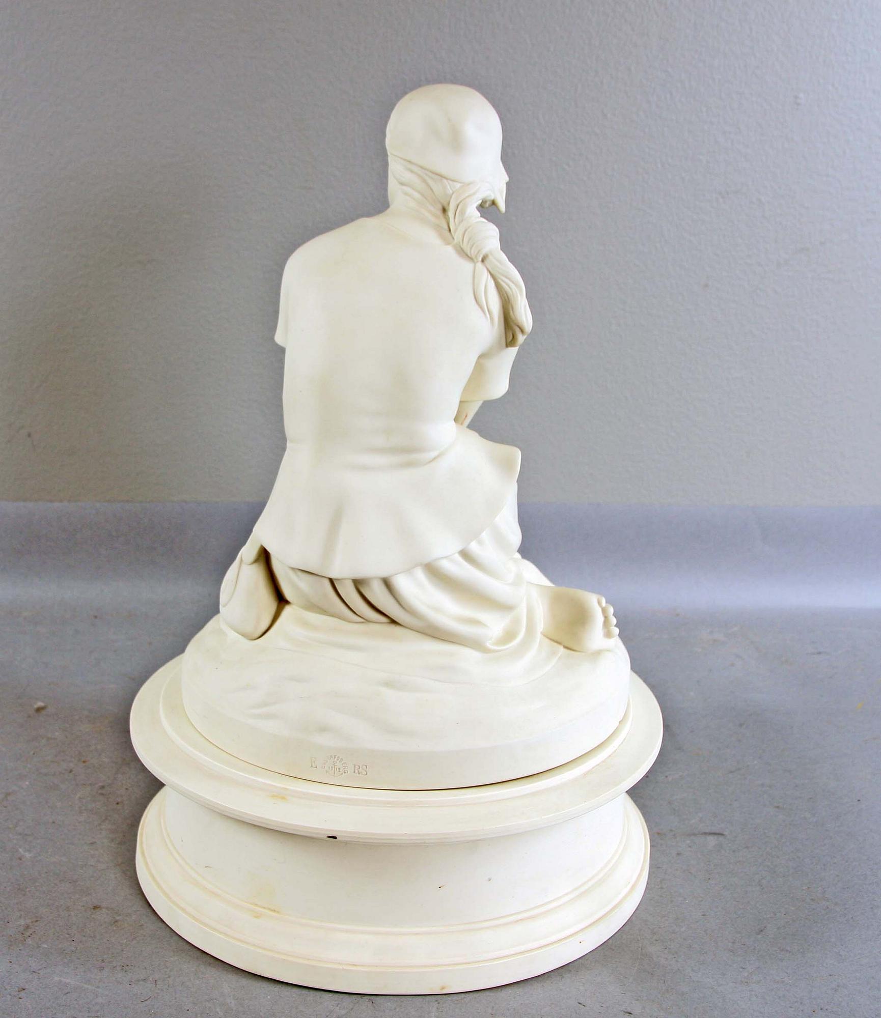 FIGURIN, parian, Gustavsberg 1912.