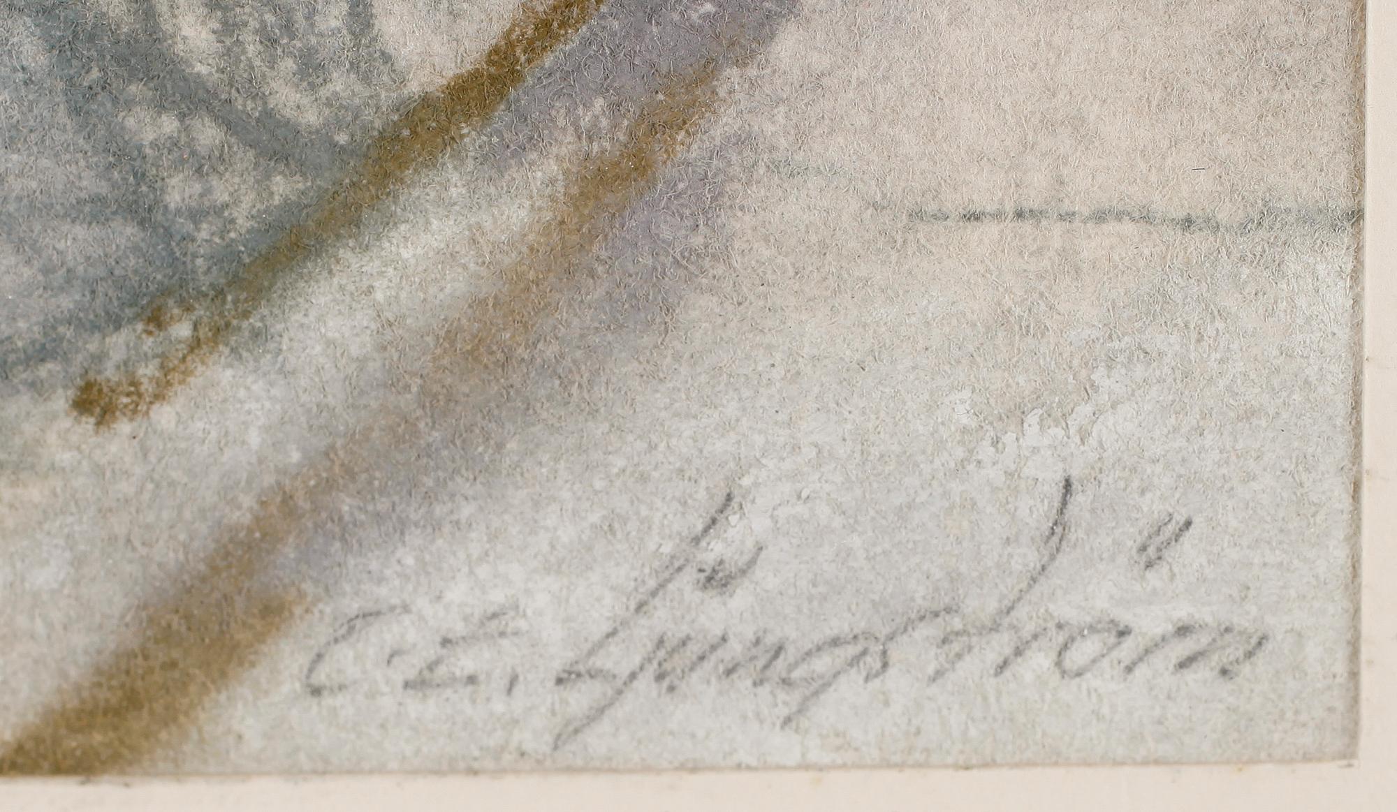CARL ERIK LJUNGSTRÖM, pastell, signerad.