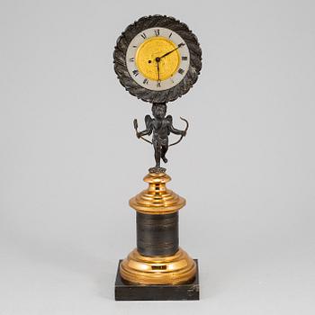 A French Empire table clock, first half of the 19th century.