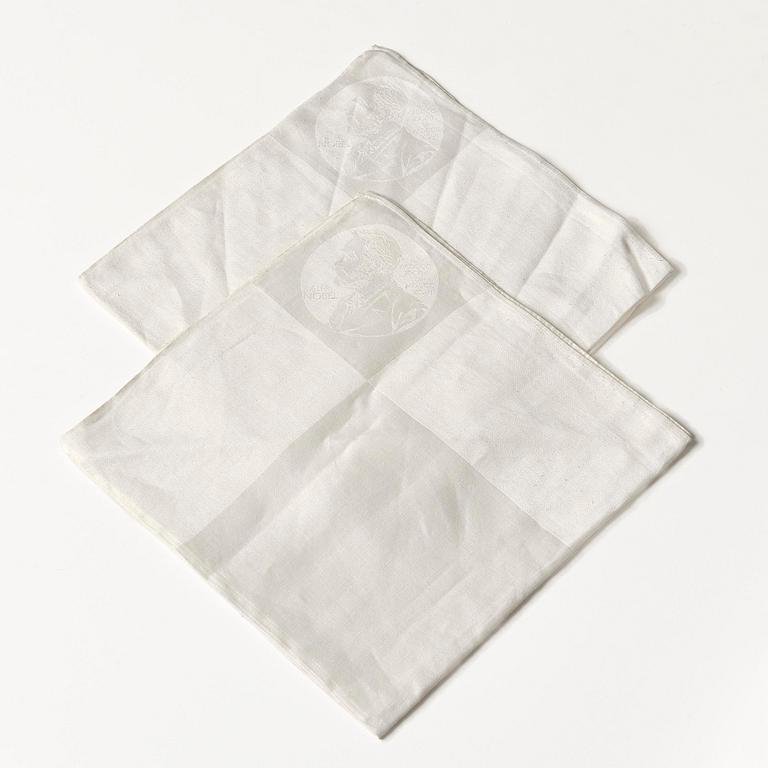 Karin Björquist, Gunnar Cyrén & Ingrid Dessau, a 316-piece “Nobel” service, comprising porcelain, cutlery, glassware and napkins.