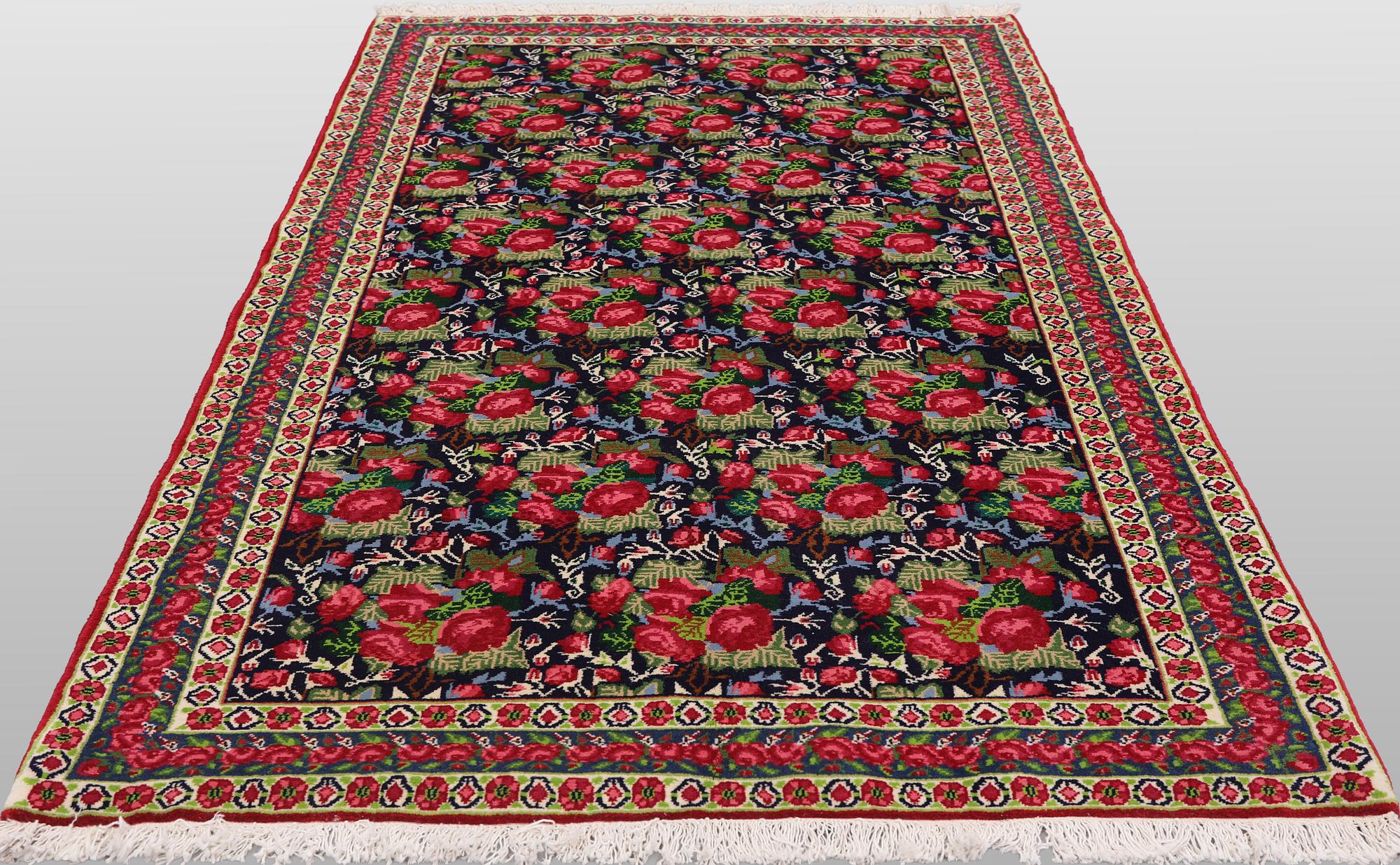 An Afshar carpet, 198 x 124 cm.