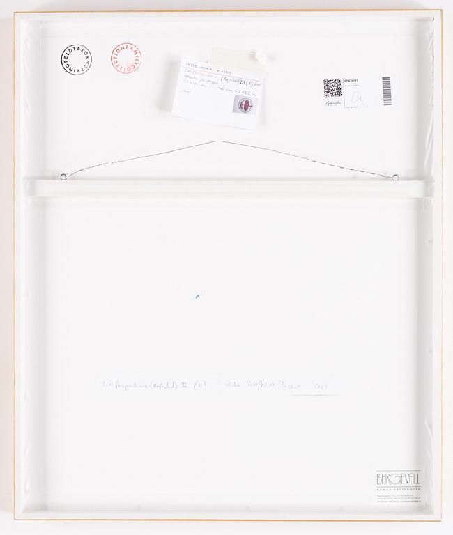 Sophie Tottie, gouache, signed Sophie Tottie and dated 2005 verso.