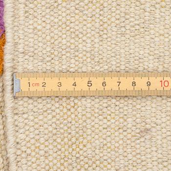 A hand-embroidered Kelim rug, c. 205 x 150 cm.