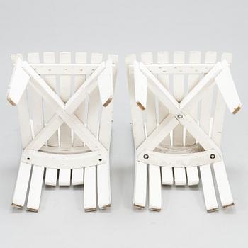 ALVAR AALTO, Puutarhakalusto, 5 osaa, "Aurinko-sarja", Artek 1960/1970-luku.