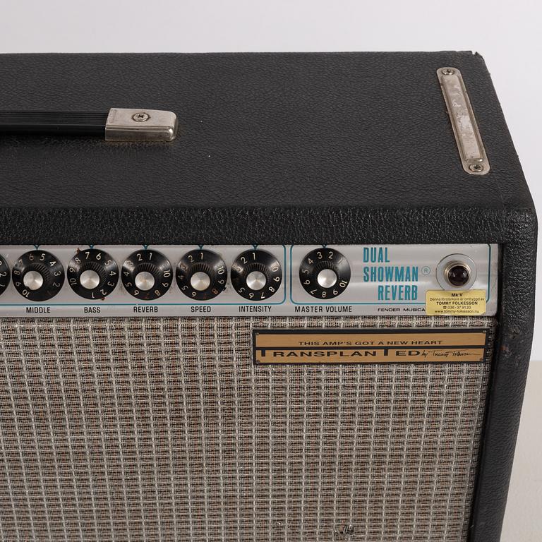 Fender, "Dual Showman Reverb" ombyggd gitarrförstärkare, Tommy Folkesson.