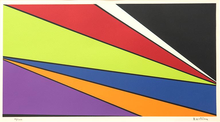 Olle Bærtling, serigrafi signerad och numrerad 62/100.