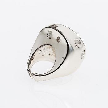 POUL HAVGAARD, RINGAR, 4 st. sterling silver, bl. a. New Born, Wild Rose, Isolation, Lapponia 1970-tal.
