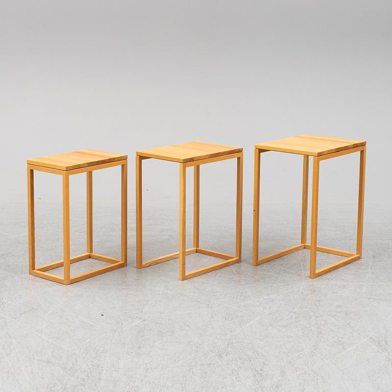A 'Trio' nesting table by Ulla Christiansson, K Anderson & Söner.