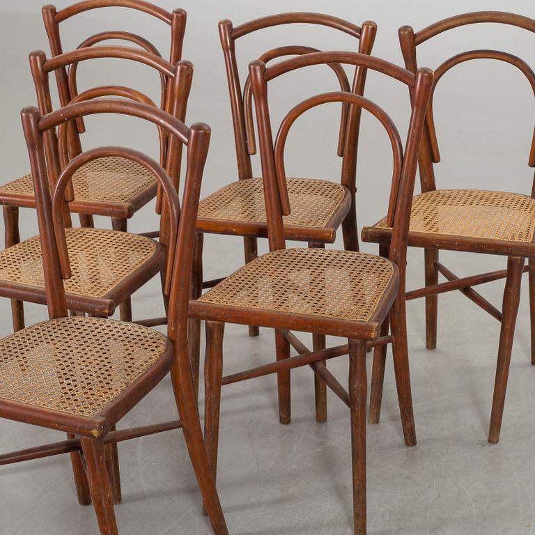 STOLAR 6 st Thonet 1900-talets första hälft.