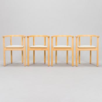 Ben af Schultén, a set of four late 20th century children's chairs, Artek, Finland.