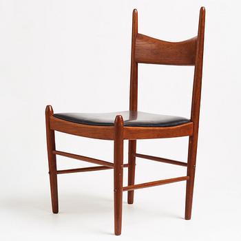 H. Vestervig Eriksen, stolar, 4 st, Brøderna Tromborg, Danmark 1950-tal.