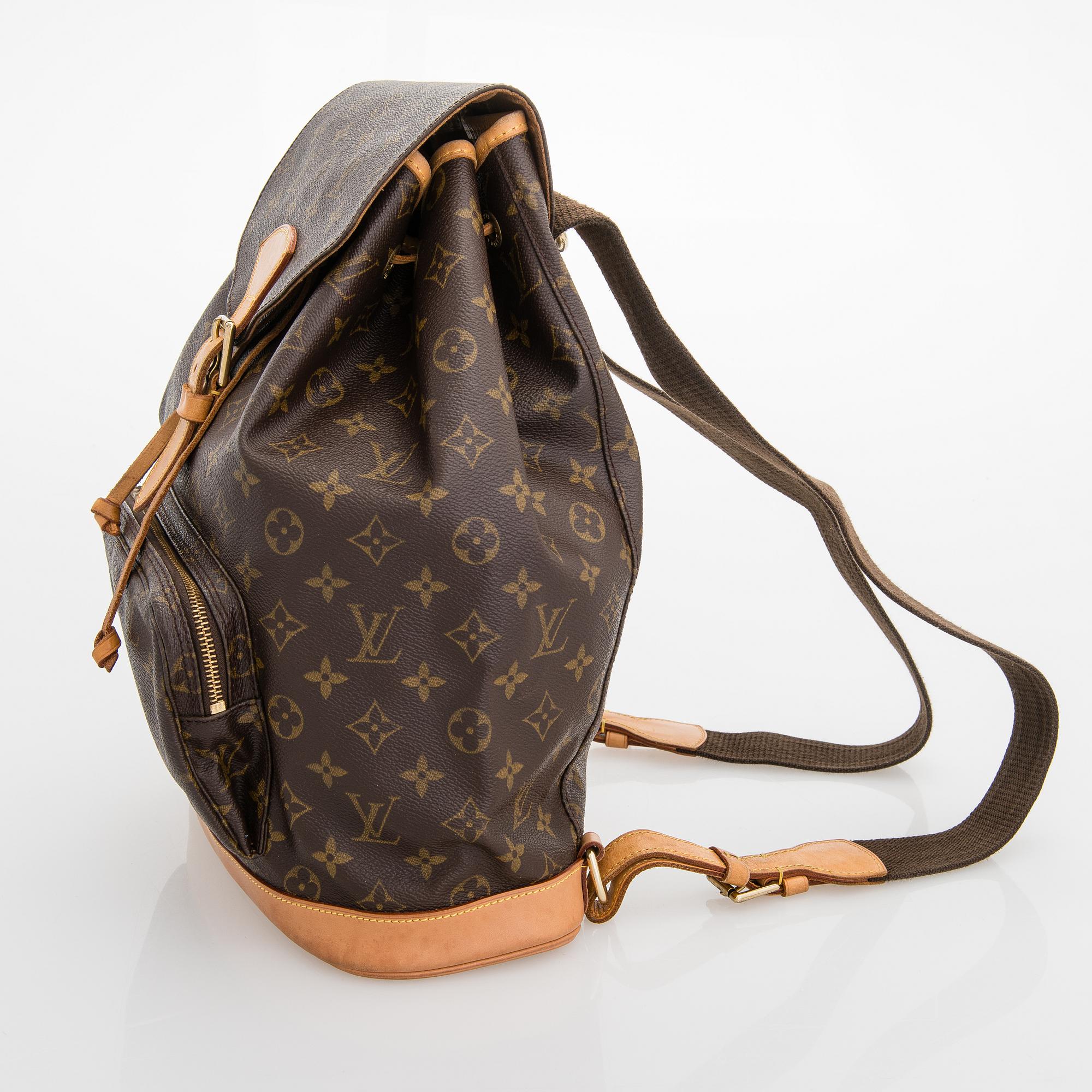 Louis Vuitton, Monogram Canvas Montsouris Backpack.