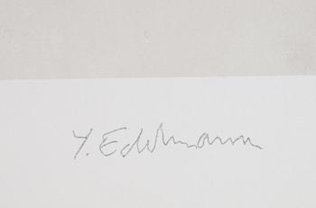 Yrjö Edelmann, lithograph in colours, 1991, signed 139/150.