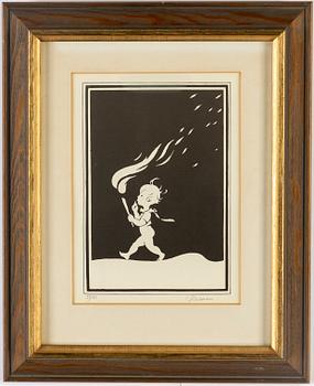 EINAR NERMAN, litografi, signerad och numrerad 37/50.