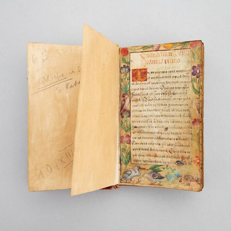 Medieval prayer book, 1523.