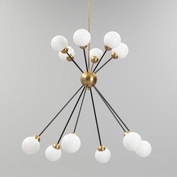 A contemporary ceiling lamp.
