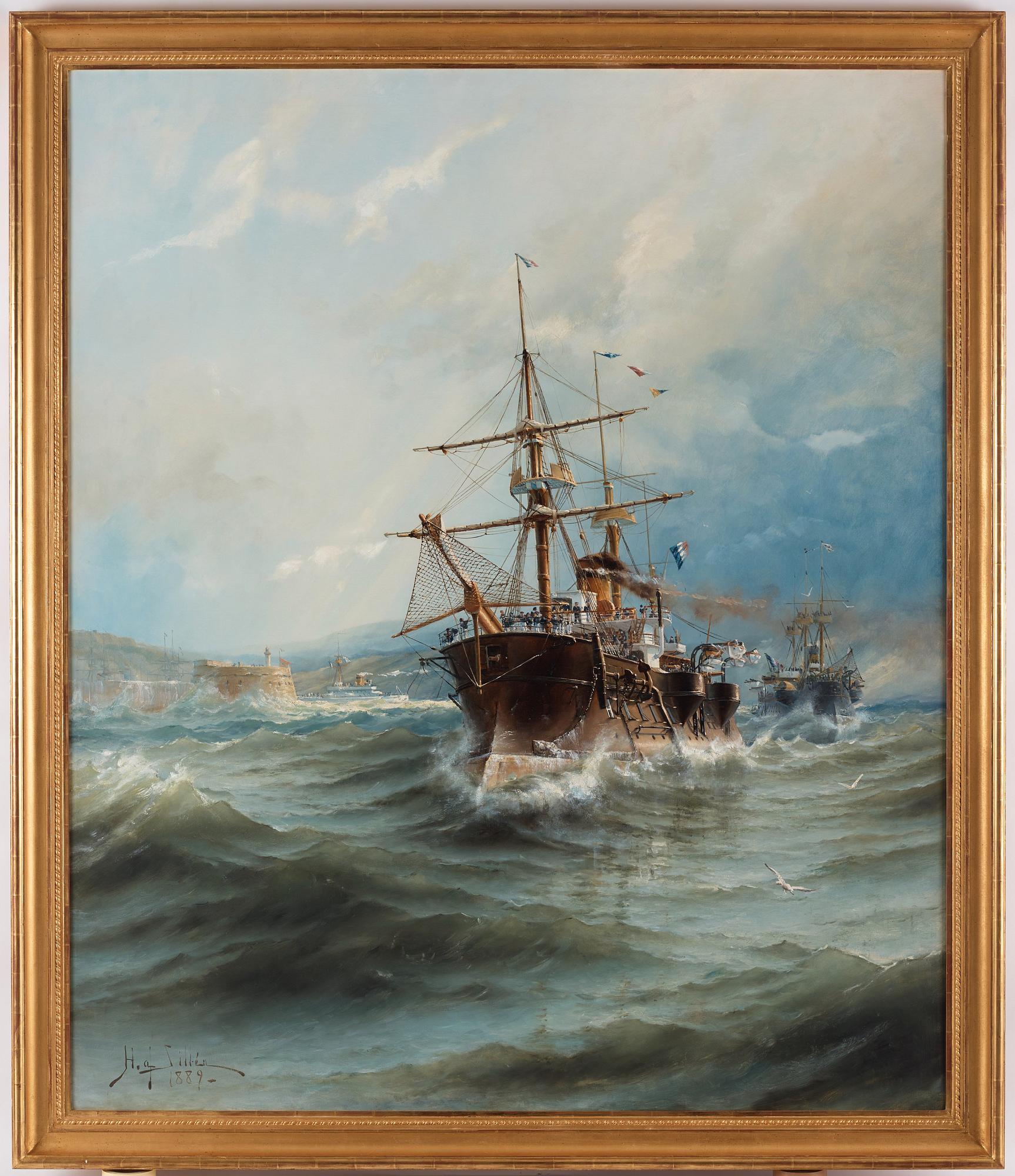 Herman af Sillén, French Frigates.
