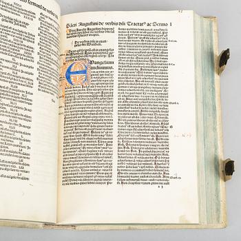 Augustinus, incunabulum, Basel 1494.