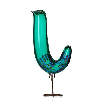 71. Alessandro Pianon, a 'Pulcino' glass sculpture of a bird, Vistosi, Italy 1960s.