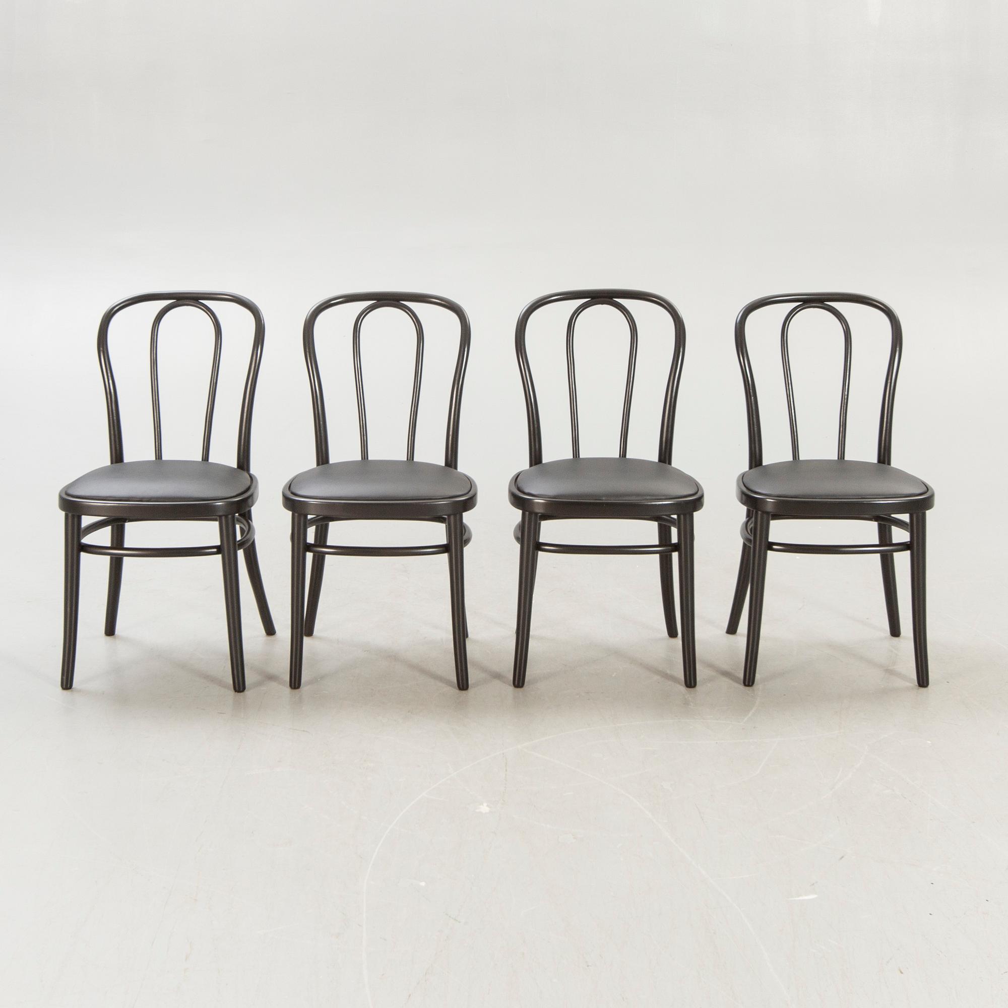 Stolar 8 st "Wien" Gemla möbler 1900-talets senare del.