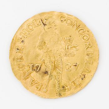 Guldmynt, 1 dukat, Holland 1737.