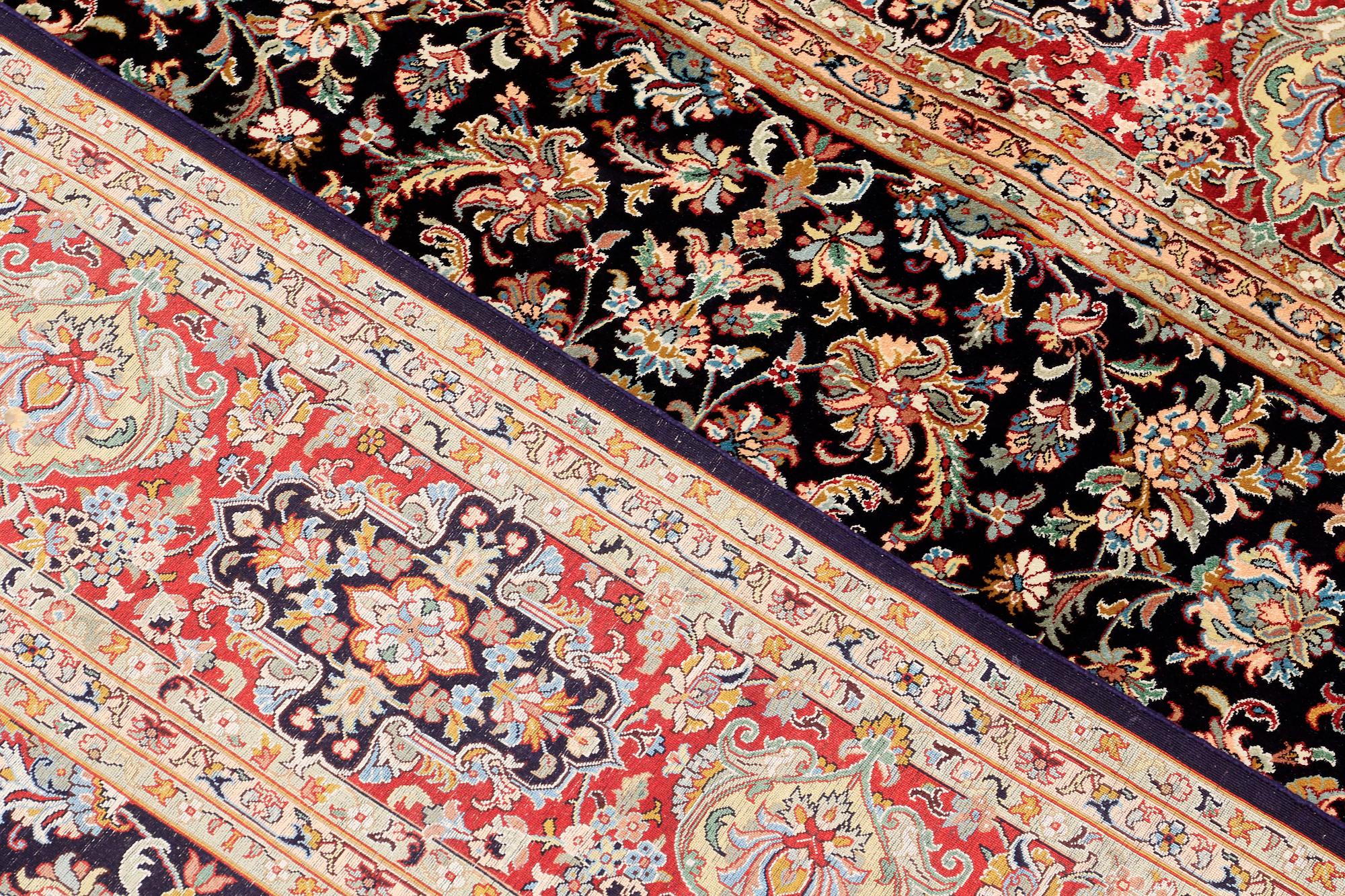 A carpet, 280 x 185 cm.