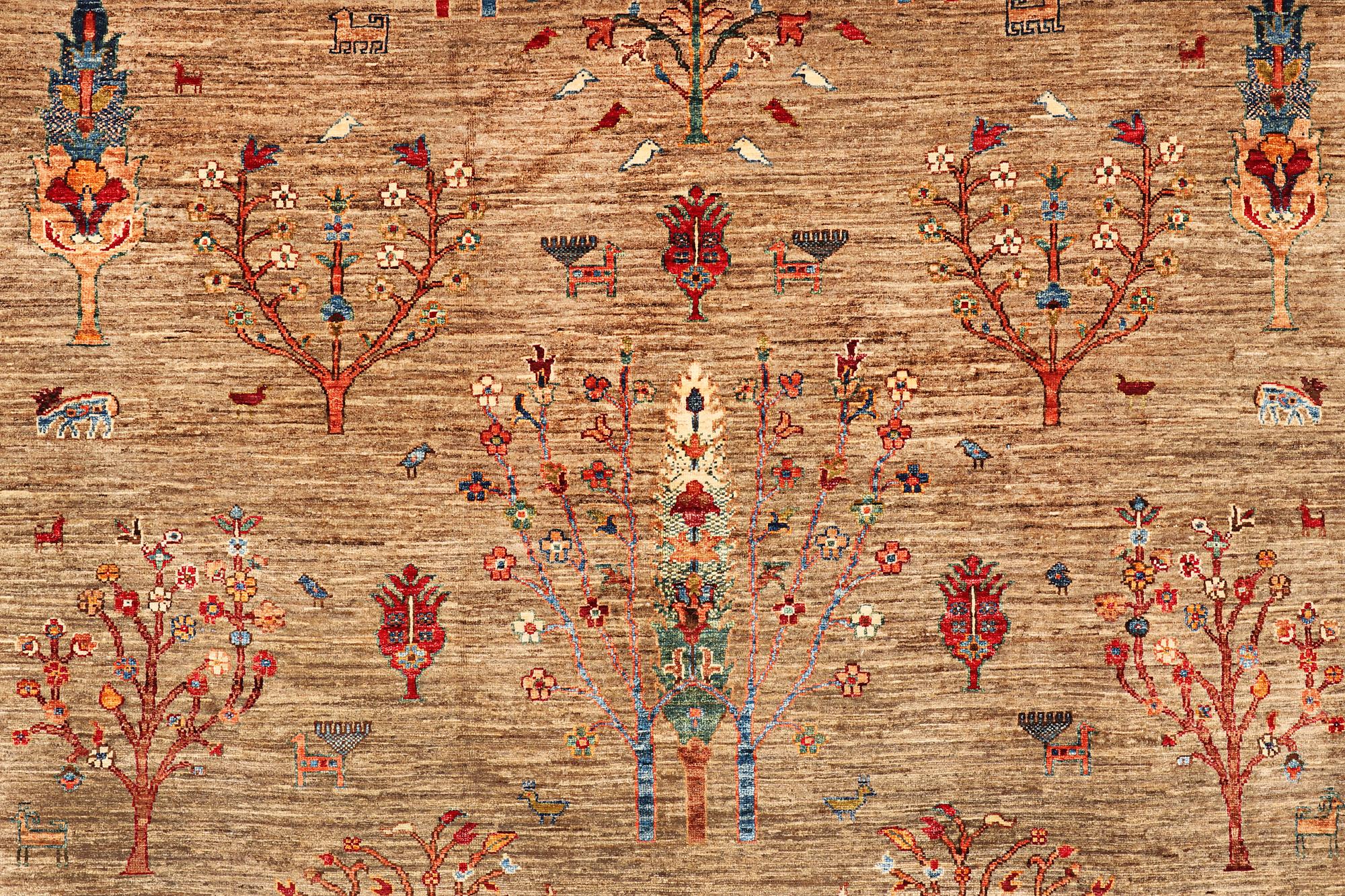 A Khorjin carpet, c. 244 x 176 cm.