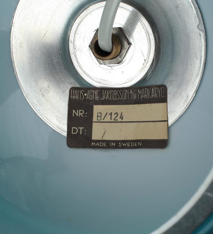 BORDSLAMPA, "B-124", Hans-Agne Jakobsson, Markaryd, 1960/70-tal.