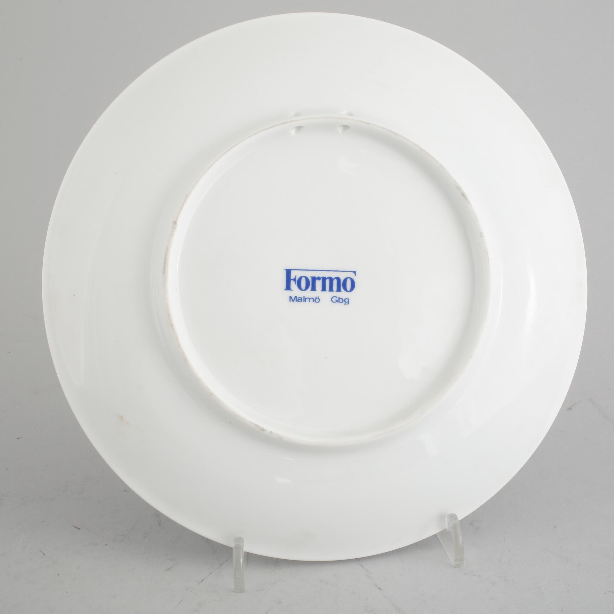 TALLRIK, porslin, IFK Göteborg, Formo, Malmö/Göteborg, 1987.