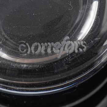 Ingegerd Råman, champagneglas, 10 st, "Slowfox", Orrefors, 1900-talets senare del.