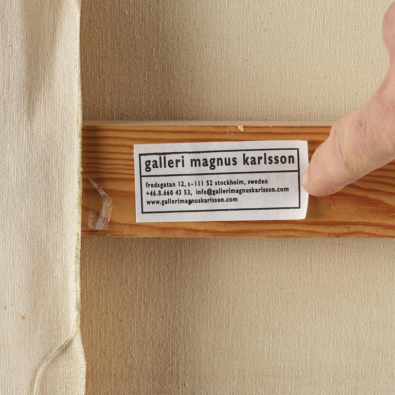 Sara-Vide Ericson, olja på duk. Signerad a tergo och utförd 2006.