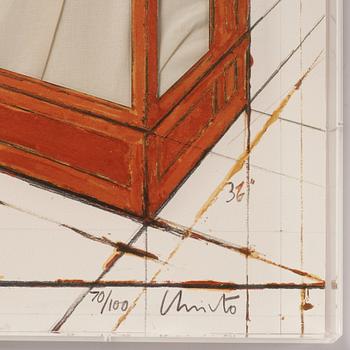 Christo Vladimirov Javacheff, "Orange Store Front, Project".