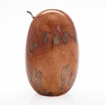 Oiva Toikka, A glass bird, 'Uhuu', signed O. Toikka Nuutajärvi.