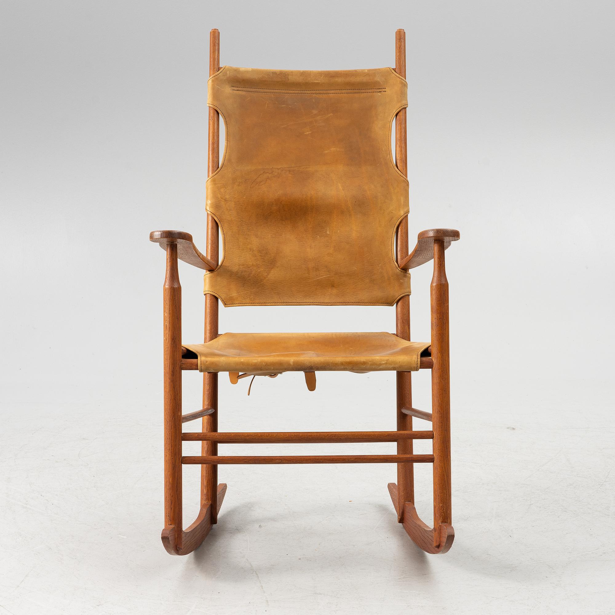 Rocking chair, probably Denmark, 1950s/60s.