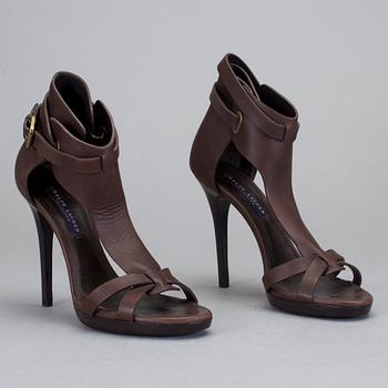 SANDALETTER, ett par, Ralph Lauren. Storlek amerikansk 8 1/2.